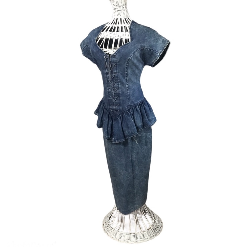 Classy ✔️ Seductive ✔️ Vintage ✔️ Denim Dress 💥